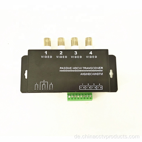 4ch Passive Audio -Video Balun ohne BNC -Kabel